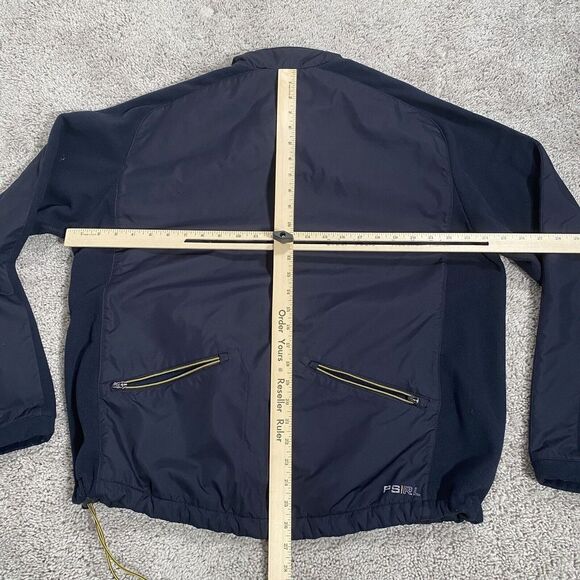 Polo Sport Ralph Lauren Polyester Mens Sz XL Fleece Lined Black Zip Coat Jacket - Picture 10 of 12